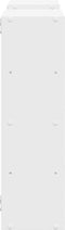 vidaXL - Wandschap - 96x18x60 - cm - bewerkt - hout - wit