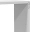 vidaXL - Wandschap - 96x18x60 - cm - bewerkt - hout - wit