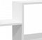 vidaXL - Wandschap - 96x18x60 - cm - bewerkt - hout - wit