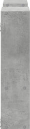 vidaXL - Wandschap - 99x15x60 - cm - bewerkt - hout - betongrijs