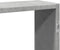 vidaXL - Wandschap - 99x15x60 - cm - bewerkt - hout - betongrijs