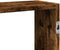 vidaXL - Wandschap - 99x15x60 - cm - bewerkt - hout - gerookt - eikenkleurig