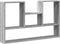 vidaXL - Wandschap - 99x15x60 - cm - bewerkt - hout - grijs - sonoma - eikenkleurig