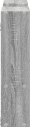 vidaXL - Wandschap - 99x15x60 - cm - bewerkt - hout - grijs - sonoma - eikenkleurig