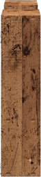 vidaXL - Wandschap - 99x15x60 - cm - bewerkt - hout - oud - houtkleurig