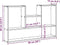 vidaXL - Wandschap - 99x15x60 - cm - bewerkt - hout - oud - houtkleurig