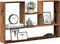vidaXL - Wandschap - 99x15x60 - cm - bewerkt - hout - oud - houtkleurig