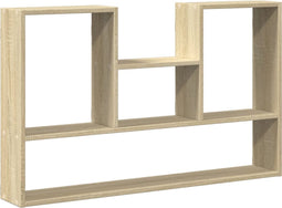 vidaXL - Wandschap - 99x15x60 - cm - bewerkt - hout - sonoma - eikenkleurig