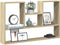 vidaXL - Wandschap - 99x15x60 - cm - bewerkt - hout - sonoma - eikenkleurig
