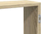 vidaXL - Wandschap - 99x15x60 - cm - bewerkt - hout - sonoma - eikenkleurig