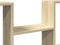 vidaXL - Wandschap - 99x15x60 - cm - bewerkt - hout - sonoma - eikenkleurig