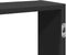 vidaXL - Wandschap - 99x15x60 - cm - bewerkt - hout - zwart