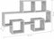 vidaXL - Wandschap - auto-vormig - 82x15x51 - cm - spaanplaat - betongrijs
