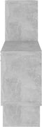 vidaXL - Wandschap - auto-vormig - 82x15x51 - cm - spaanplaat - betongrijs