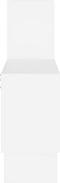 vidaXL - Wandschap - auto-vormig - 82x15x51 - cm - spaanplaat - wit