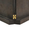 vidaXL - Wandschap - behandeld - massief - eikenhout - donkerbruin