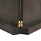 vidaXL - Wandschap - behandeld - massief - eikenhout - donkerbruin