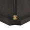 vidaXL - Wandschap - behandeld - massief - eikenhout - donkerbruin