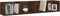 vidaXL - Wandschap - CD - 100x18x18 - cm - bewerkt - hout - bruin - eikenkleur