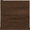 vidaXL - Wandschap - CD - 100x18x18 - cm - bewerkt - hout - bruin - eikenkleur