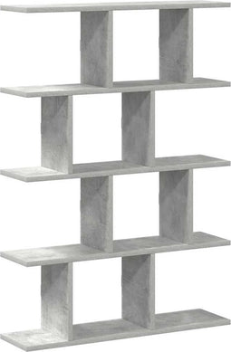 vidaXL - Wandschap - kubus - 12 - vakken - bewerkt - hout - betongrijs