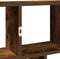 vidaXL - Wandschap - kubus - 12 - vakken - bewerkt - hout - gerookt - eikenkleurig