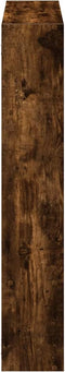 vidaXL - Wandschap - kubus - 12 - vakken - bewerkt - hout - gerookt - eikenkleurig