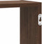 vidaXL - Wandschap - kubus - 5 - vakken - bewerkt - hout - bruin - eikenkleur