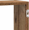 vidaXL - Wandschap - kubus - 5 - vakken - bewerkt - hout - oud - houtkleurig