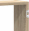 vidaXL - Wandschap - kubus - 5 - vakken - bewerkt - hout - sonoma - eikenkleurig