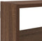 vidaXL - Wandschap - kubus - 7 - vakken - bewerkt - hout - bruin - eikenkleur