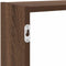 vidaXL - Wandschap - kubus - 7 - vakken - bewerkt - hout - bruin - eikenkleur