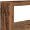 vidaXL - Wandschap - kubus - 7 - vakken - bewerkt - hout - oud - houtkleurig