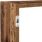 vidaXL - Wandschap - kubus - 7 - vakken - bewerkt - hout - oud - houtkleurig