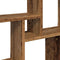 vidaXL - Wandschap - kubus - 78x15x93 - cm - bewerkt - hout - oud - houtkleurig