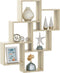 vidaXL - Wandschap - kubus - 78x15x93 - cm - spaanplaat - sonoma - eiken