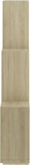 vidaXL - Wandschap - kubus - 78x15x93 - cm - spaanplaat - sonoma - eiken