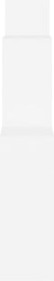 vidaXL - Wandschap - kubus - 80x15x78,5 - cm - bewerkt - hout - wit