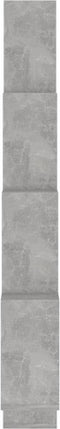 vidaXL - Wandschap - kubus - 90x15x119 - cm - bewerkt - hout - betongrijs