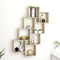 vidaXL - Wandschap - kubus - 90x15x119 - cm - spaanplaat - sonoma - eikenkleurig