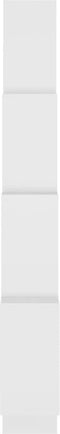 vidaXL - Wandschap - kubus - 90x15x119 - cm - spaanplaat - wit