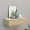 vidaXL - Wandschap - met - lade - 40x23,5x10 - cm - MDF - eikenkleurig