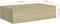 vidaXL - Wandschap - met - lade - 40x23,5x10 - cm - MDF - eikenkleurig