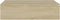 vidaXL - Wandschap - met - lade - 40x23,5x10 - cm - MDF - eikenkleurig