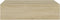 vidaXL - Wandschap - met - lade - 40x23,5x10 - cm - MDF - eikenkleurig