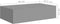 vidaXL - Wandschap - met - lade - 40x23,5x10 - cm - MDF - grijs