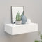 vidaXL - Wandschap - met - lade - 40x23,5x10 - cm - MDF - wit