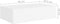 vidaXL - Wandschap - met - lade - 40x23,5x10 - cm - MDF - wit