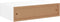 vidaXL - Wandschap - met - lade - 40x23,5x10 - cm - MDF - wit