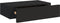 vidaXL - Wandschap - met - lade - 40x23,5x10 - cm - MDF - zwart